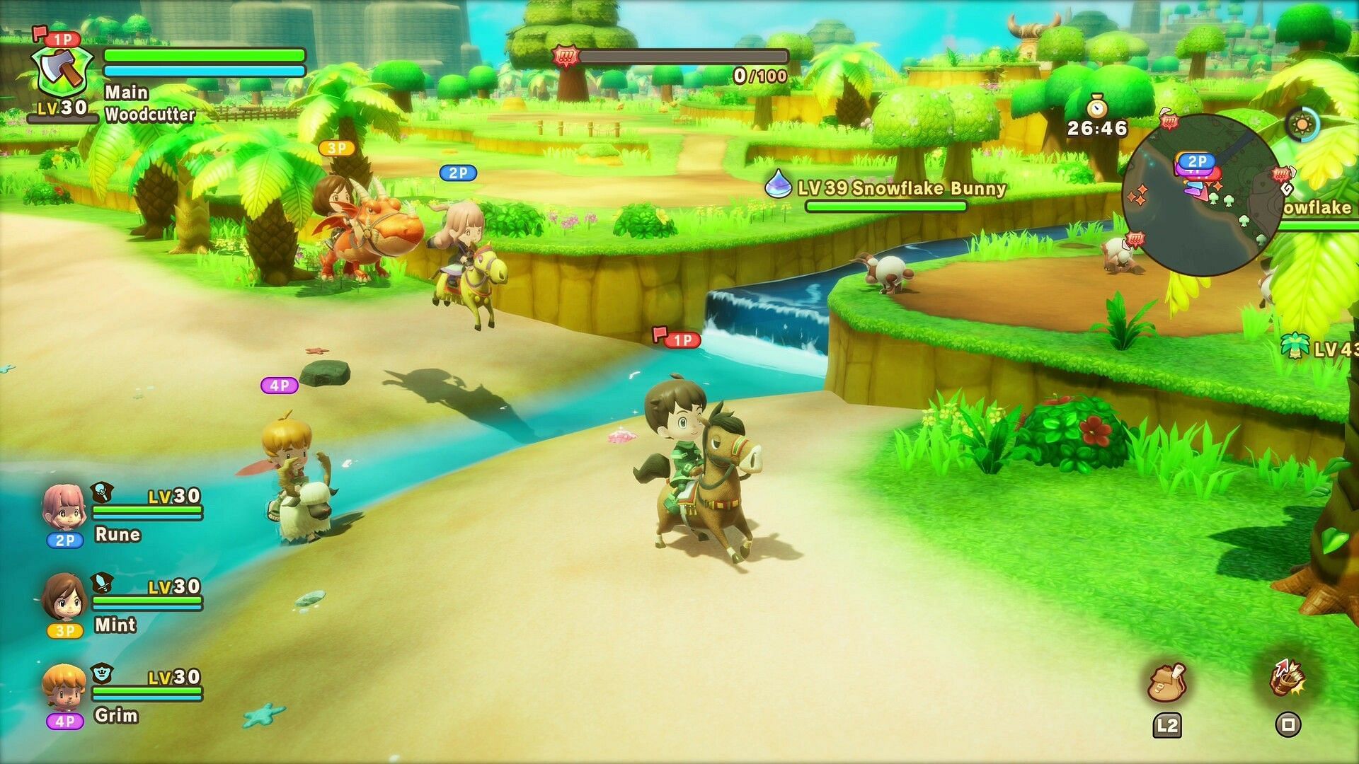 The adventure continues even after the main story ends in Fantasy Life i The Girl Who Steals Time (Image via LEVEL5 Inc,)